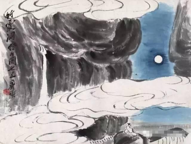 ��ʯ�����ʫ�黭��ɽˮ54��