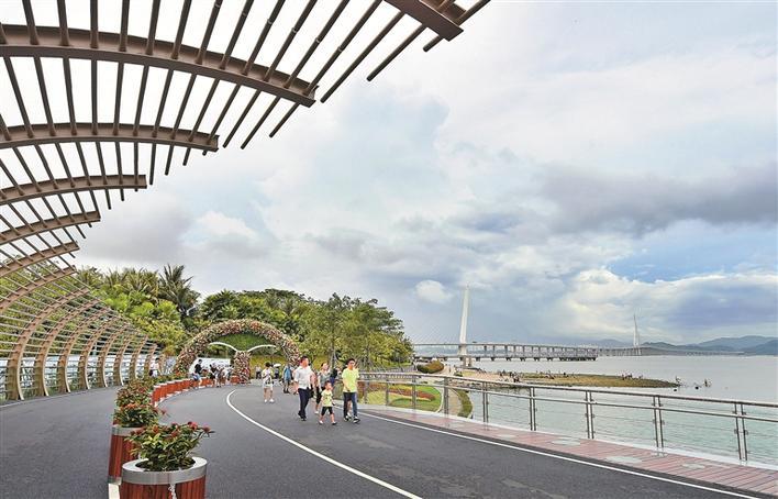 深圳绿道|深圳湾滨海休闲带西段绿道:10个景观主题各有特色|南海酒店|滨海|深圳湾_新浪新闻