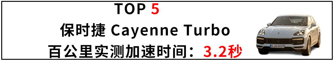 全世界实测最快的10款SUV，都是些什么神仙车型？