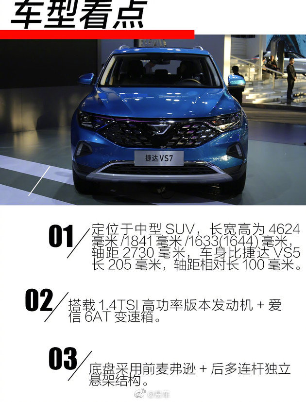 加大号的新秀 广州车展抢先实拍捷达VS7