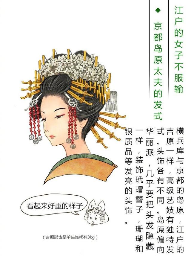 太棒了!花魁,歌舞妓等发型发饰参考,喜欢的收藏!
