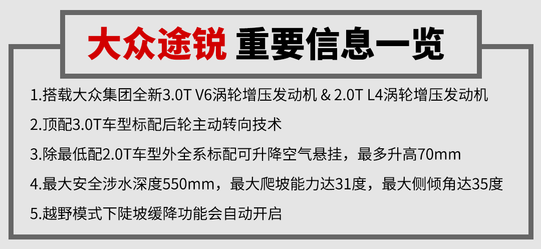 最强大众SUV？性能彪悍，秒杀90%的街车