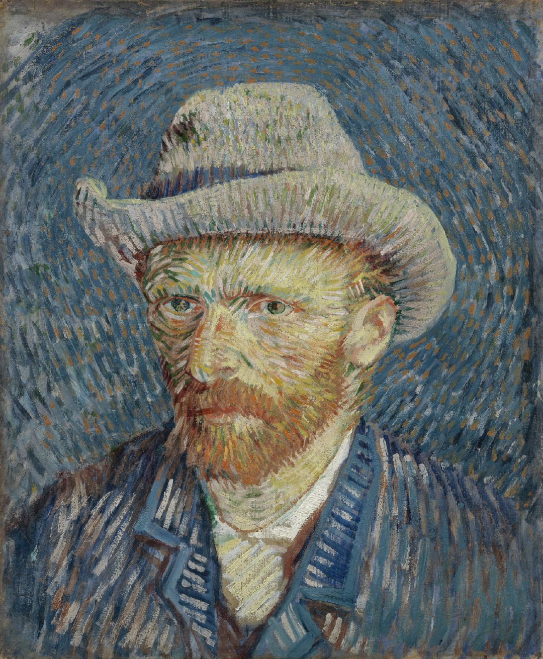 梵高的自画像- 文森特·梵高 Vincent van Gogh(1853\/3\/30-1890\/7