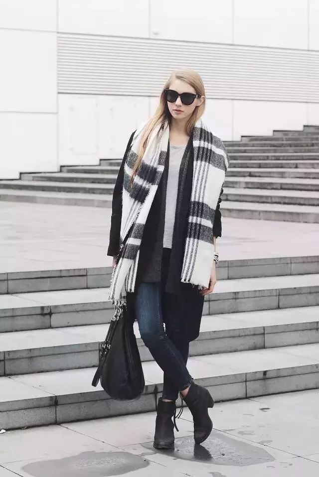 七种围巾戴法，hold住所有冬季外套