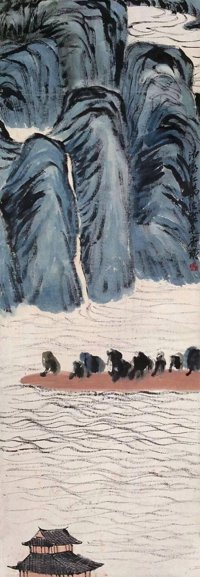 ��ʯ�����ʫ�黭��ɽˮ54��