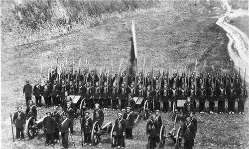 晚清时期珍贵的阅兵，真实记录清军的战斗力和日常训练