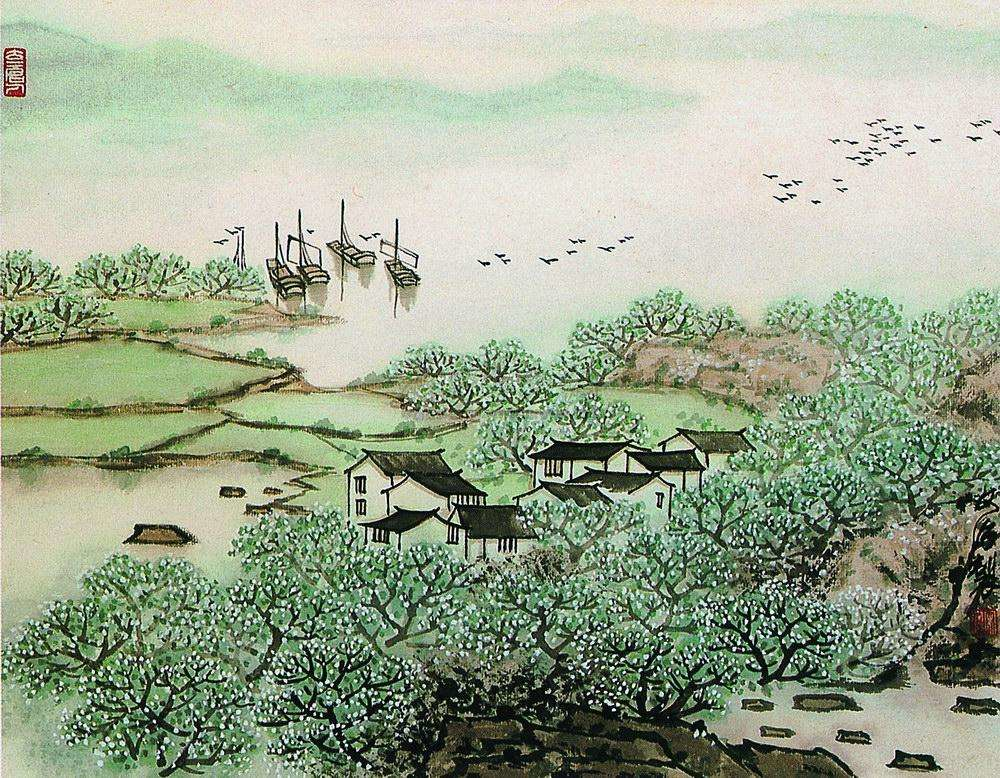 江南春色诗词精选二十三首春水碧于天,画船听雨眠 江南春色诗词精选二十三首 春水碧于天,画船听雨眠
