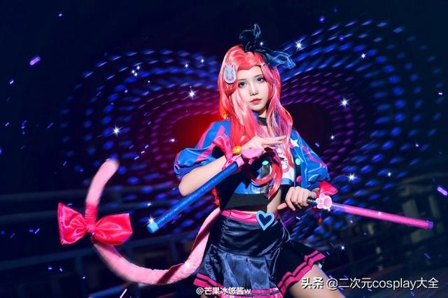 《王者荣耀》节奏热浪阿轲cos,元气小可爱满满的青春气息!