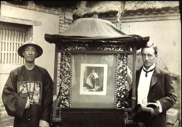 晚清时期官员和外国官员真实合影照片 晚清时期官员和外国官员真实合影照片