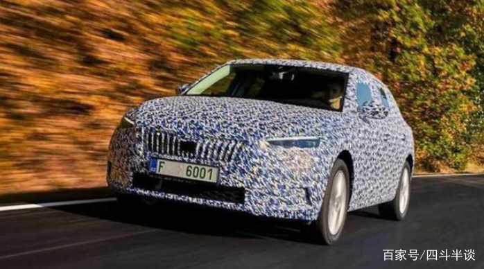 斯柯达SCALA内饰曝光，悬浮式大屏幕吸引眼球