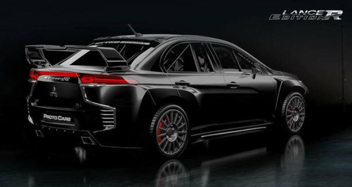 三菱全新一代EVO渲染图曝光!网友:若长这样,不如买奔驰A45 AMG