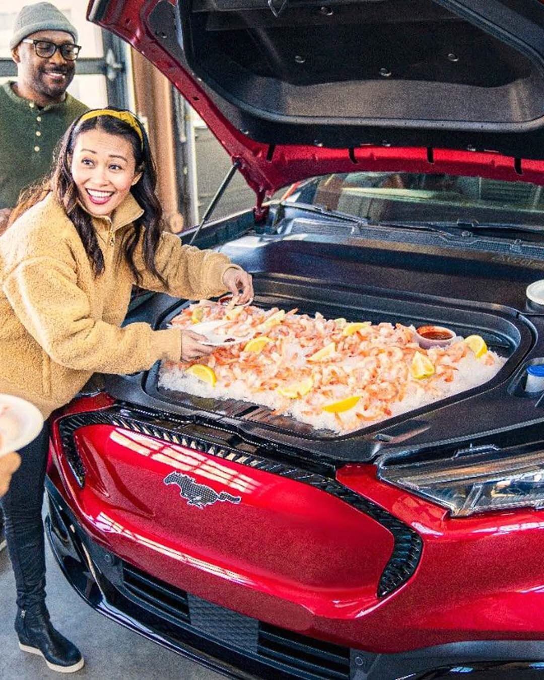 福特纯电 前行李舱的多用途