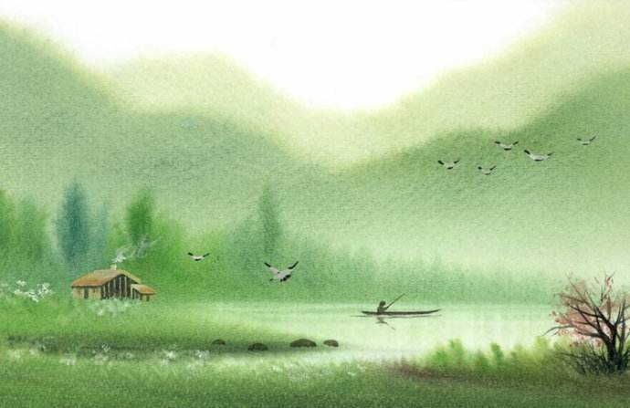 江南春色诗词精选二十三首春水碧于天,画船听雨眠 江南春色诗词精选二十三首 春水碧于天,画船听雨眠