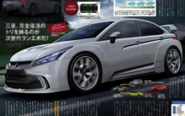 三菱全新一代EVO渲染图曝光!网友:若长这样,不如买奔驰A45 AMG