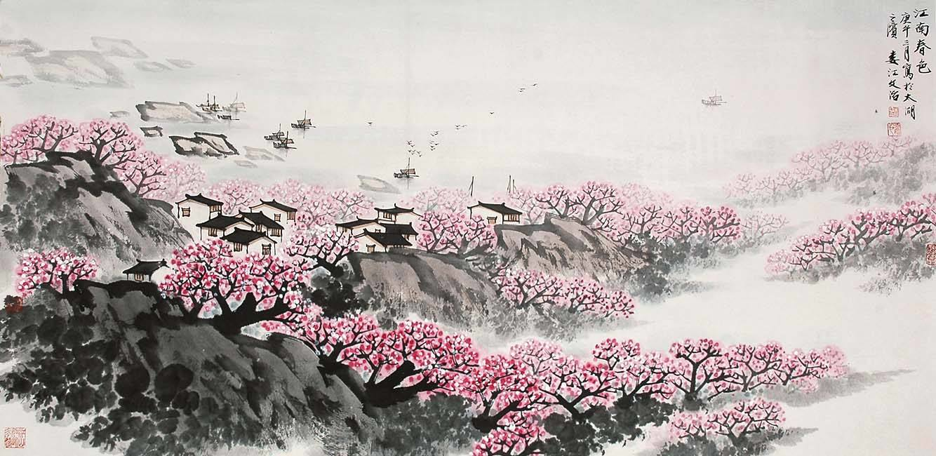 江南春色诗词精选二十三首春水碧于天,画船听雨眠 江南春色诗词精选二十三首 春水碧于天,画船听雨眠