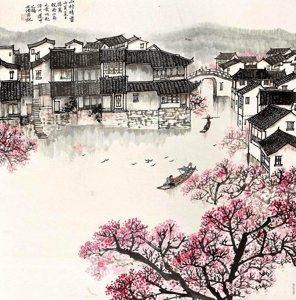 江南春色诗词精选二十三首春水碧于天,画船听雨眠 江南春色诗词精选二十三首 春水碧于天,画船听雨眠