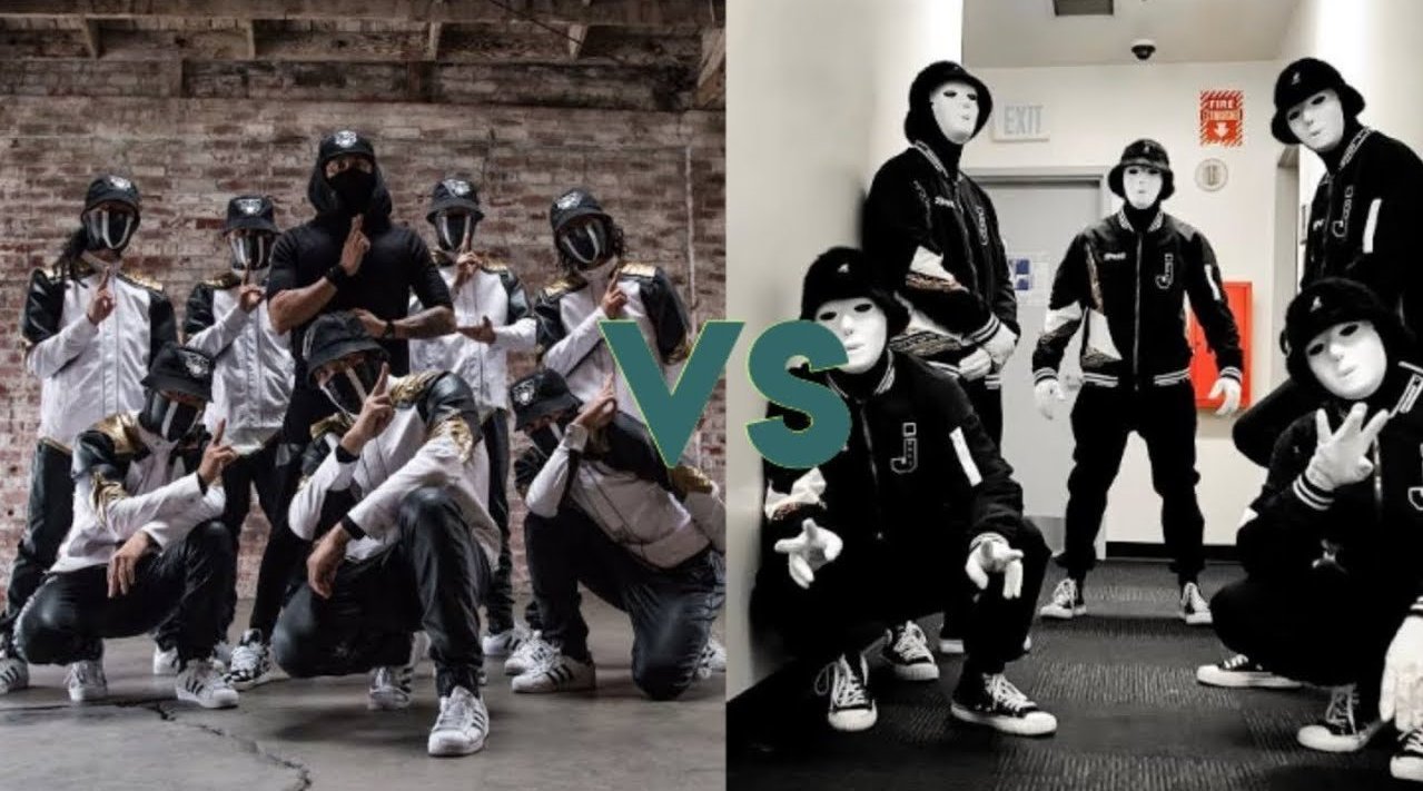 世界顶级舞团jabbawockeez vs kinjaz,你最喜欢谁?