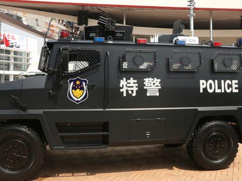 一汽解放防爆车，整车看起来非常的霸气