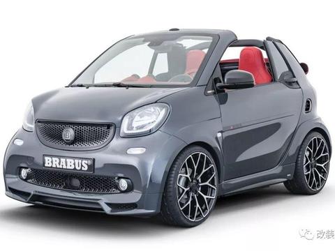 奔驰smart不仅能卖萌，经过御用改装后打造成超帅迷你钢炮！