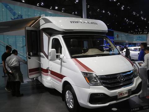 上汽大通RV80 C型房车灵动款，50万级别旅居车，上海车展实拍！