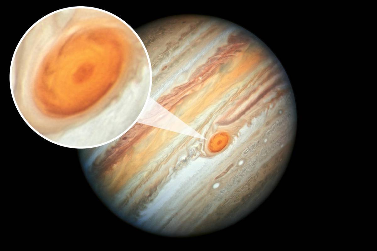 哈勃太空望远镜又拍到木星高清图片了,这次大红斑清晰可见