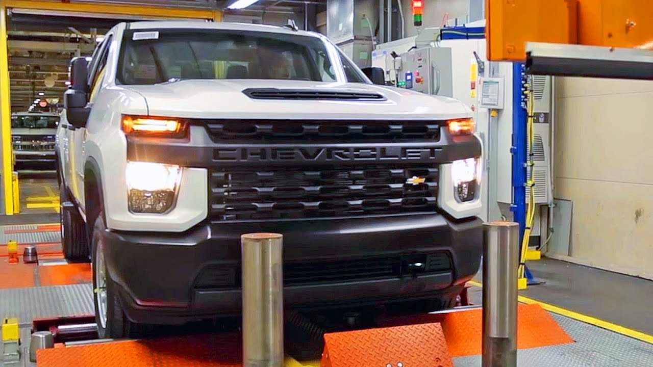 2020雪佛兰Silverado HD -生产线-美国卡车制造厂