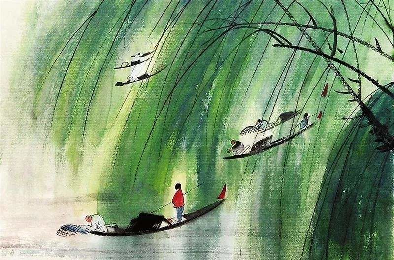 江南春色诗词精选二十三首春水碧于天,画船听雨眠 江南春色诗词精选二十三首 春水碧于天,画船听雨眠