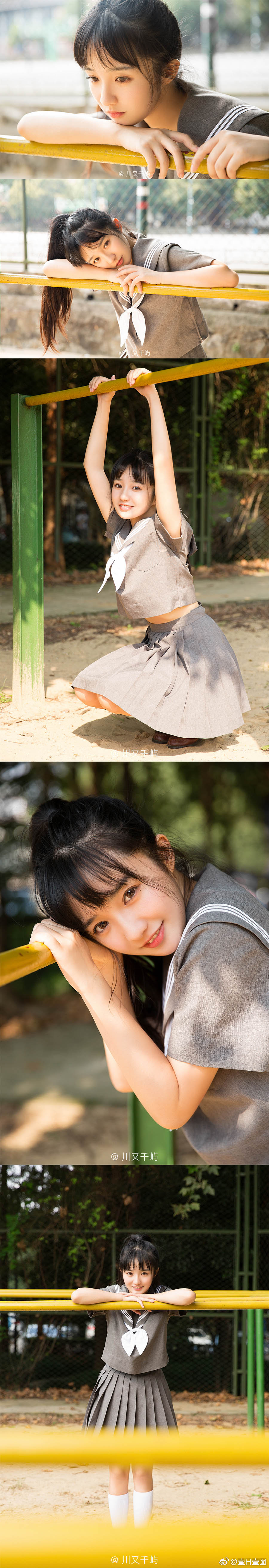 可口可爱摄主 川又千屿 小陆离 可爱 新浪新闻