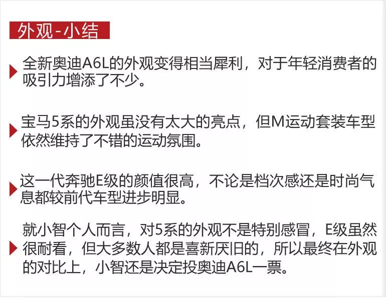 开启新一轮对决，全新A6L对比5系和E级，谁更胜一筹？