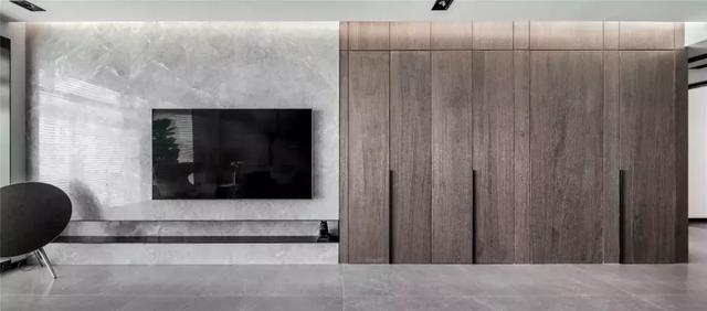 150㎡简约风私宅，石材沙发背景设计，极具视觉冲击力！