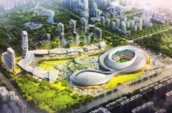 凤凰山体育中心开建