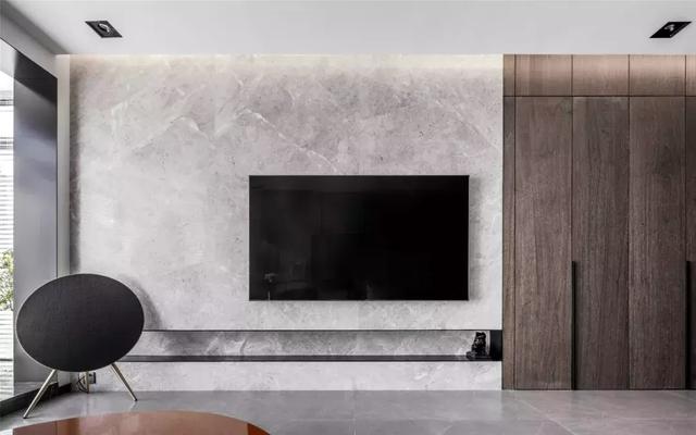 150㎡简约风私宅，石材沙发背景设计，极具视觉冲击力！