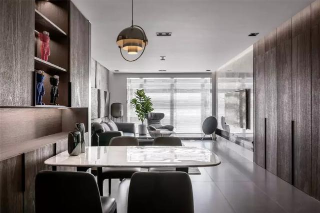 150㎡简约风私宅，石材沙发背景设计，极具视觉冲击力！