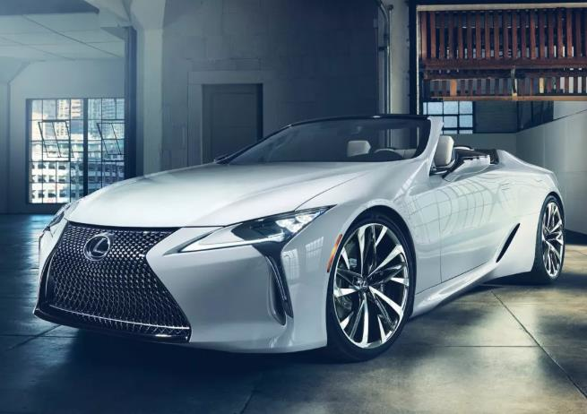 最美敞篷跑车，雷克萨斯LC敞篷版亮相