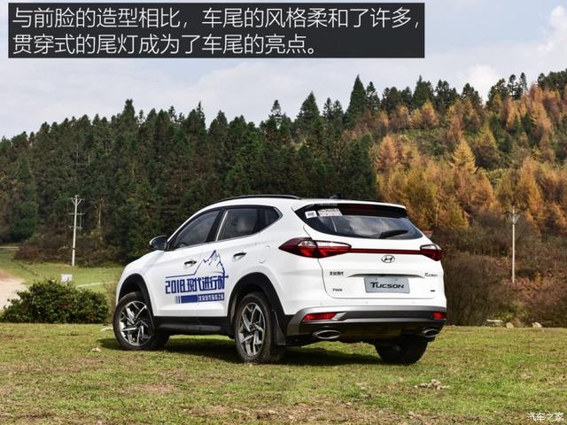 有着帅气外观的"韩国欧巴 试驾北京现代suv新款途胜1.6t