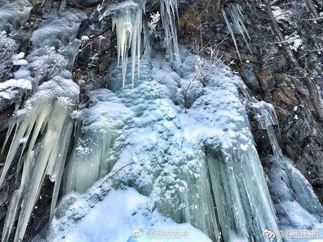 秦岭雪景宛如仙境