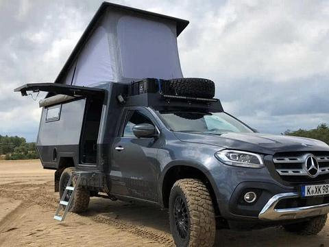 140万的奔驰露营车，专为土豪狩猎设计，网友：不如买房车