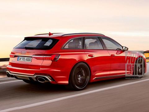 最凶悍的旅行车！奥迪推新款RS6，V8引擎爆650匹马力，9月就发布