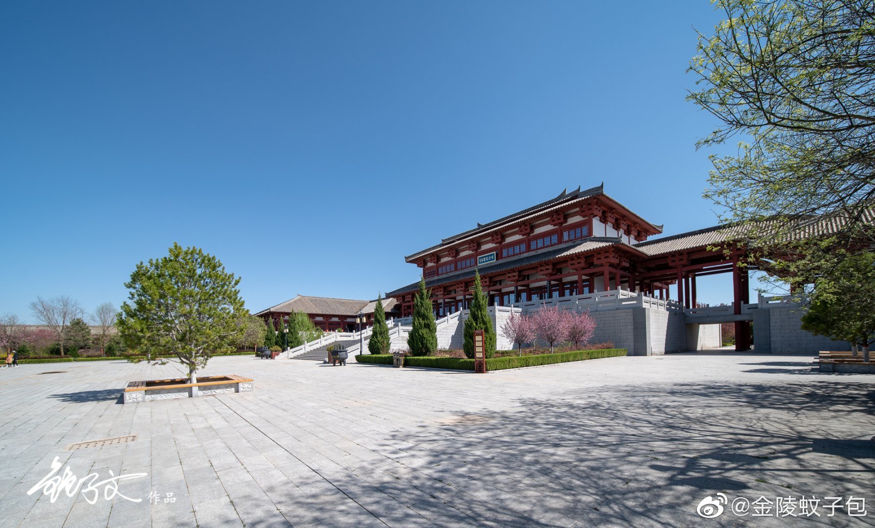 皇甫谧文化园含墓园,汉唐风格建筑@微游甘肃@平凉发布|甘肃|皇甫谧|墓园_