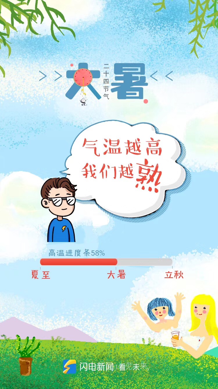 大暑节气,气温越高,我们岂不是越“熟”?