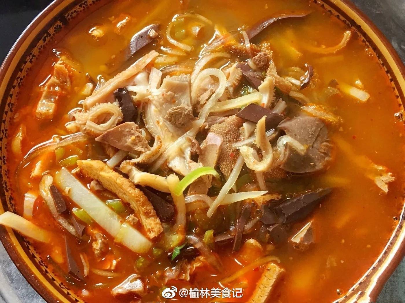 靖边美食老贺家羊杂碎