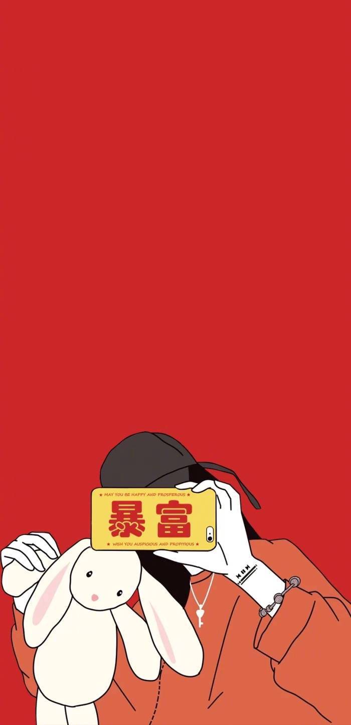 点赞这组壁纸 愿2019年能发财暴富 心想事成 快许愿吧 