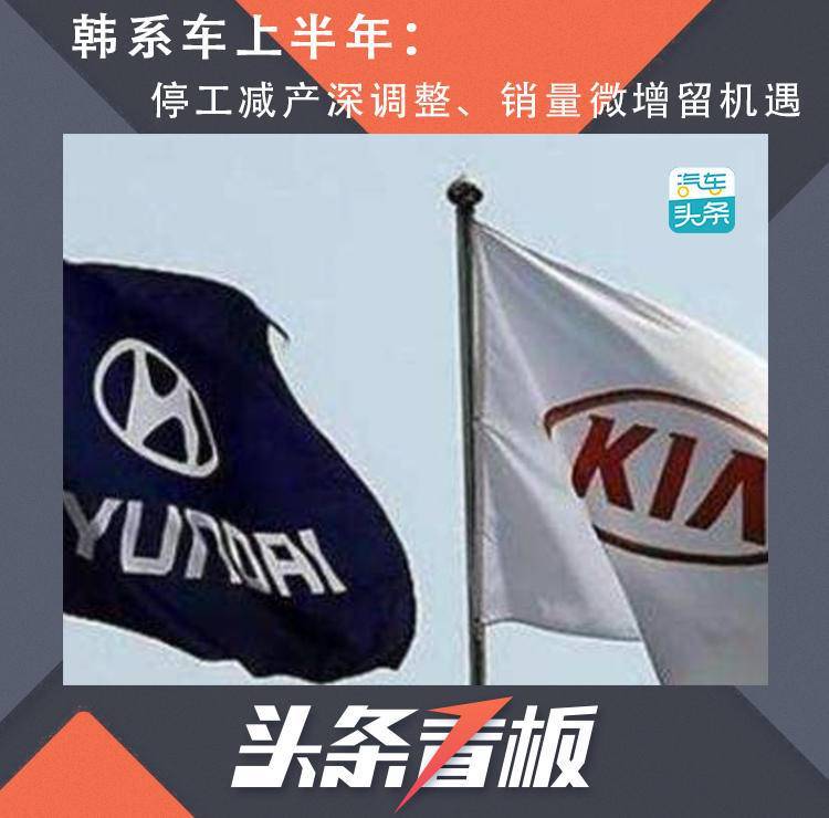 韩系车上半年:停工减产深调整、销量微增留机遇