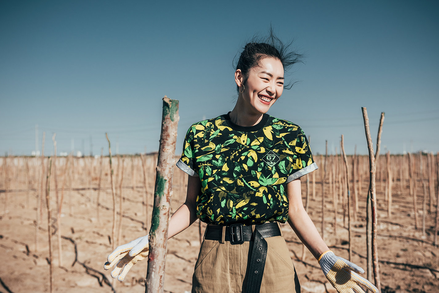 无垠的沙漠、宽阔的视野