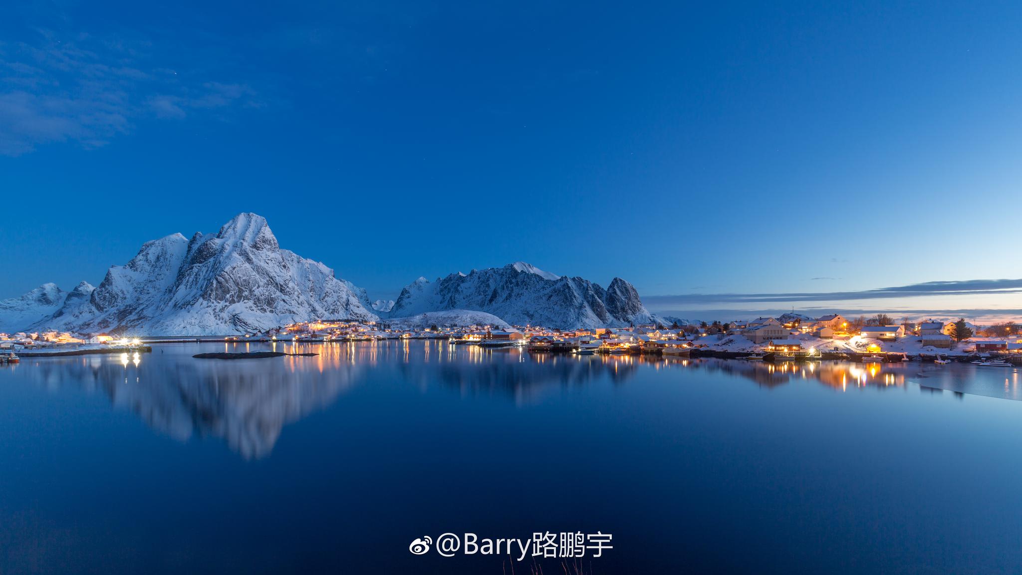 罗弗敦群岛散落在汹涌湍急的挪威海中地处北极圈以北