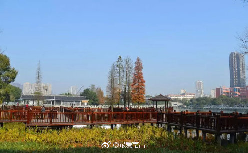 南昌贤士湖公园重新对外开放 市民散步游玩好去处