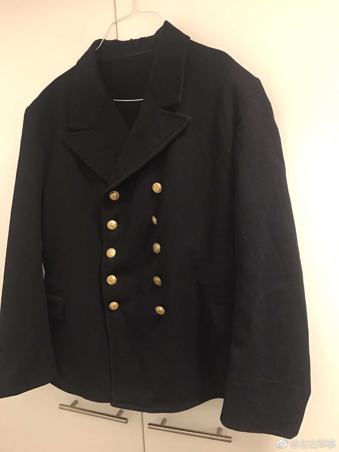 po主在德国搞到一件原品二战德国海军水兵夹