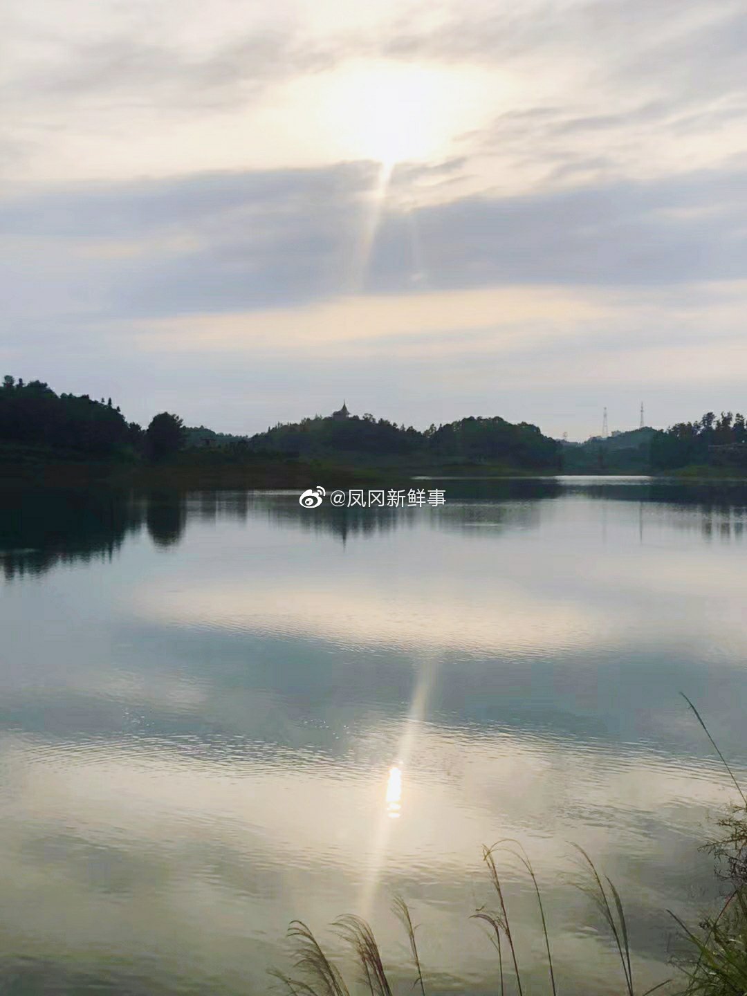 夕阳西下,断肠人在天涯记凤冈穿阡水库