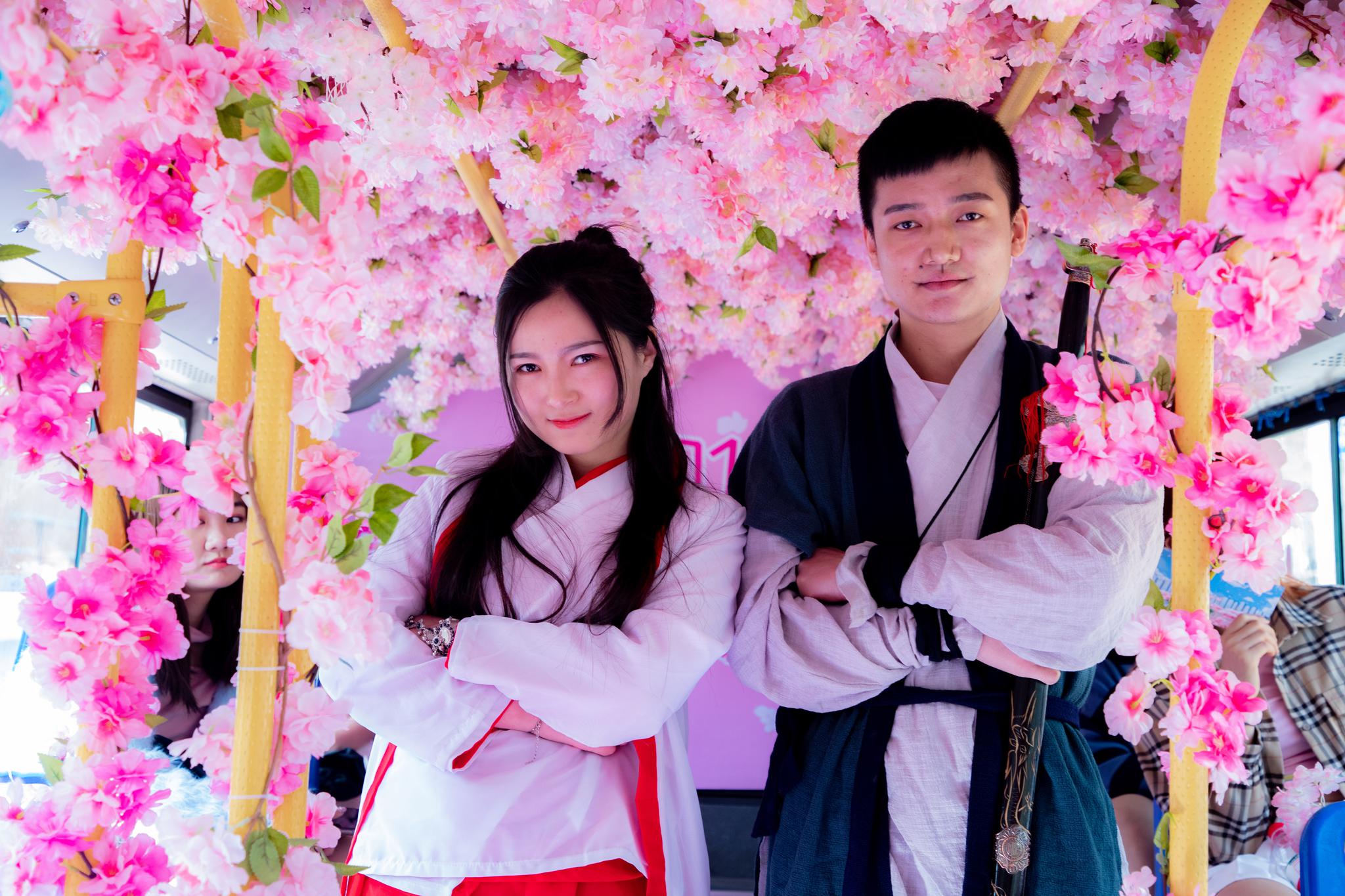 第三届雁塔国际樱花节启动 樱花大巴巡游开启春游新玩法