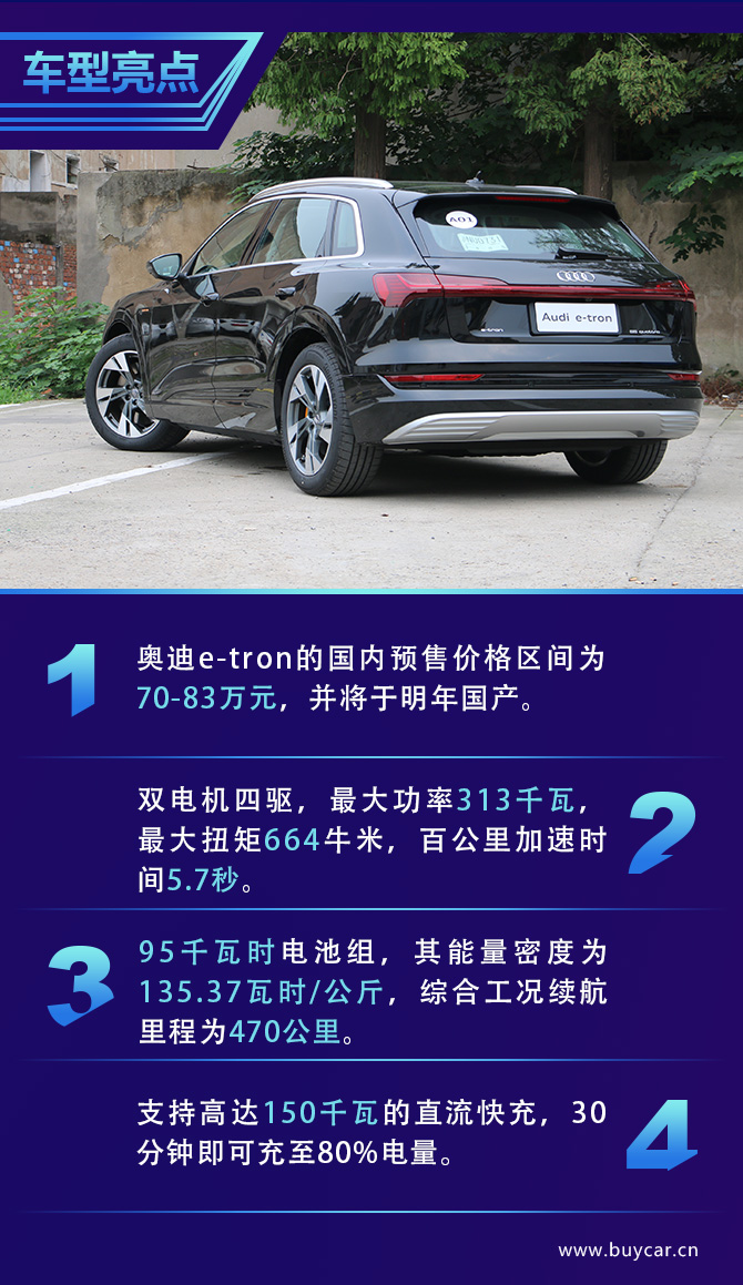 德系电动“学霸”炼成记 试驾奥迪e-tron纯电动SUV